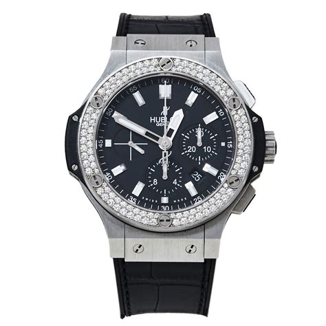 stainless steel men's hublot watches|Hublot chronograph.